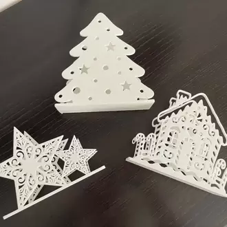 3’lü Yılbaşı Temalı Dekoratif Peçetelik Seti – Christmas Sofra Dekoru