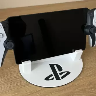 PlayStation Portal Uyumlu Masaüstü Standı | Özel Tasarım Logolu Oyun Konsolu Tutucu