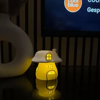 Dekoratif Mantar Ev Gece Lambası ve Işıklı Figür