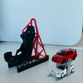 Recaro Yarış Koltuğu Tasarımlı Telefon Tutucu Stand