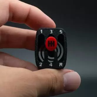 Mini Manuel Vites Anahtarlık – Hareketli Fidget Oyuncak