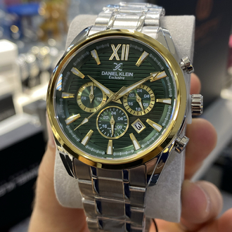 Daniel Klein Exclusive Erkek Kol Saati Gold Yeşil