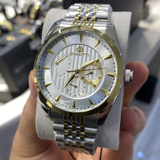 Bigotti Milano Gold Beyaz Erkek Kol Saati