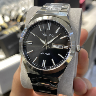 Ferrucci Milano Erkek Siyah Kol Saati 