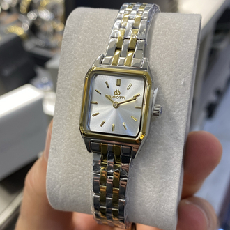 Bigotti Milano Gümüş Gold Kare Kadın Kol Saati