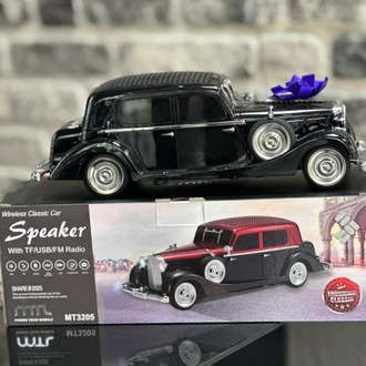 Klasik Görünümlü Vintage Nostaljik Araba Bluetooth Hoparlör FM Radyolu Taşınabilir Speaker