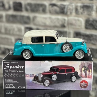  Klasik Görünümlü Vintage Nostaljik Retro Bluetooth Hoparlör FM Radyolu Taşınabilir Speaker
