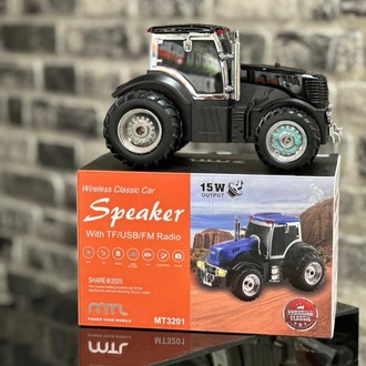  Şarjlı Nostaljik Traktör Tasarımlı Usb/Aux Çıkışlı Fm Radyolu Bluetooth Hoparlör Speaker