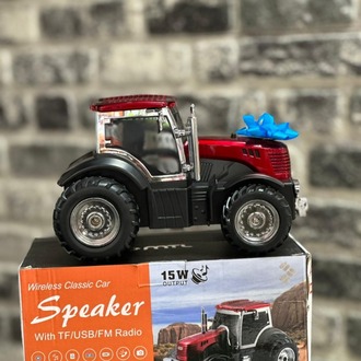 Şarjlı Nostaljik Traktör Tasarımlı Usb/Aux Çıkışlı Fm Radyolu Bluetooth Hoparlör Speaker