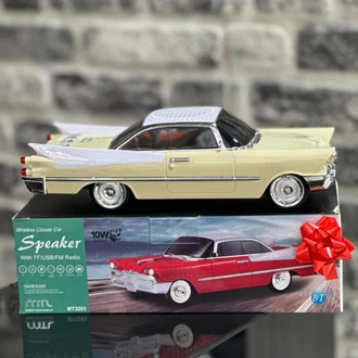 Klasik Görünümlü Nostaljik Retro Araba Bluetooth Hoparlör FM Radyolu Taşınabilir Speaker