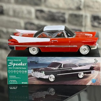 Klasik Görünümlü Nostaljik Retro Araba Bluetooth Hoparlör FM Radyolu Taşınabilir Speaker