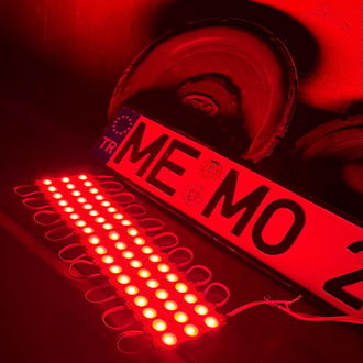 1 Adet Kırmızı Ultra Parlak LED – 12V | Canlı Kırmızı Renk – Yüksek Işık Gücü