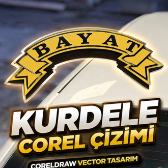 CORELDRAW ETİKETÇİLERE KURDELE ÇİZİMİ
