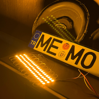 1 Adet Açık Amber Ultra Parlak LED – 12V | Açık Amber Renk – Yüksek Işık Gücü