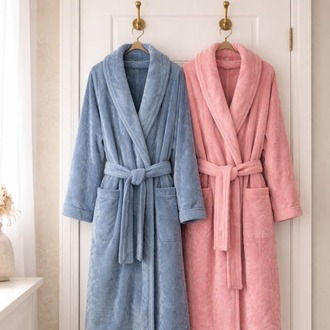HOME COLLECTION ROSENURR AİLE BORNOZ SETİ