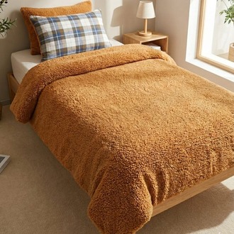 HOME COLLECTION PAMUK SHERPA YATAK ÖRTÜSÜ SETİ