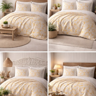 HOME COLLECTION ÇİFT KİŞİLİK PİKE SETİ
