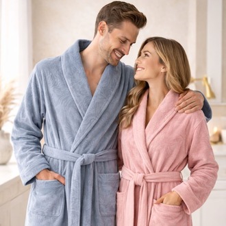 HOME COLLECTION ROSENURR AİLE BORNOZ SETİ