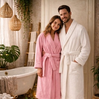 HOME COLLECTION ANEMON LIFE BAMBOO AİLE BORNOZ SETİ