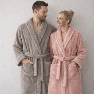 HOME COLLECTION ROSENURR AİLE BORNOZ SETİ
