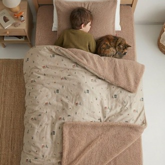 HOME COLLECTION PAMUK SHERPA YATAK ÖRTÜSÜ SETİ