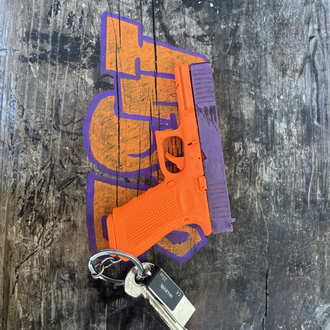pistol keychain