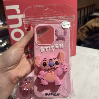 Pembe stich Popsoketli Kılıf