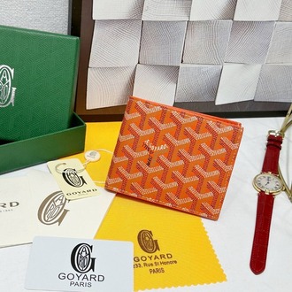 Imported | Ithal Goyard Wallet - Orange