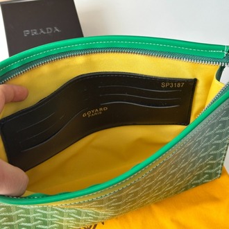 Goyard Clutch - Yeşil