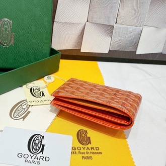 Imported | Ithal Goyard Wallet - Orange