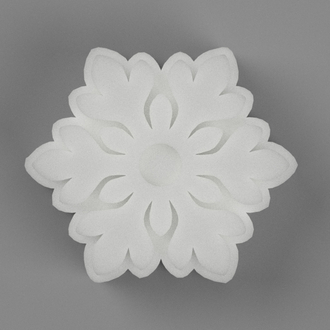 Snowflake-New year collection 2’li silikon kalıp