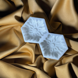 Snowflake-New year collection 2’li silikon kalıp