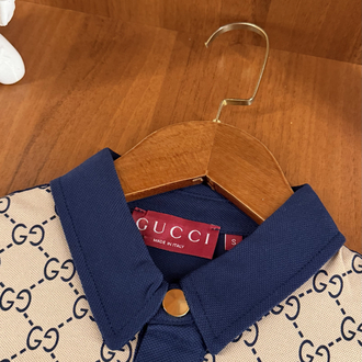 Gucci Premium Polo Yaka (Lacivert)