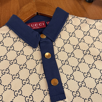 Gucci Premium Polo Yaka (Lacivert)