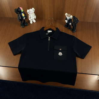 Moncler Fermuarlı Premium Polo Yaka