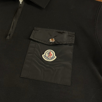 Moncler Fermuarlı Premium Polo Yaka