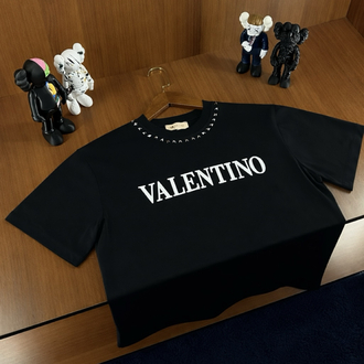 Valentino Taş Detaylı Premium T-shirt