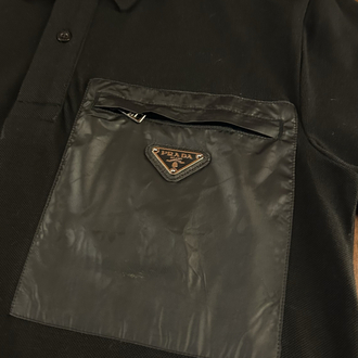 Prada Premium Cep Detaylı Polo Yaka