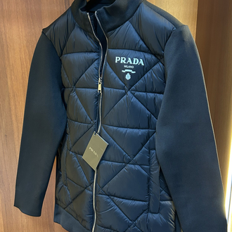 Prada Premium Çelik Örme Ceket