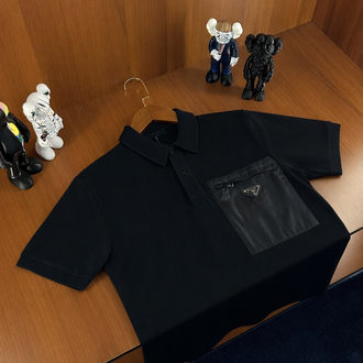 Prada Premium Cep Detaylı Polo Yaka