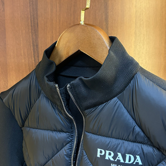 Prada Premium Çelik Örme Ceket