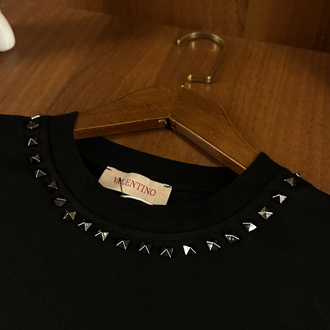 Valentino Taş Detaylı Premium T-shirt