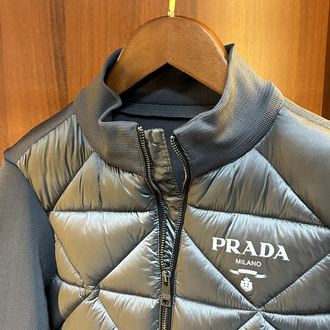 Prada Premium Çelik Örme Ceket (Antrasit)