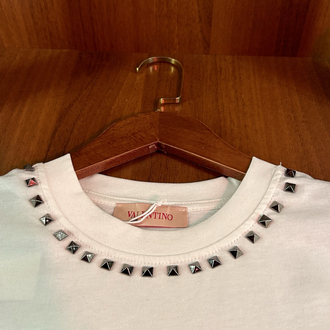 Valentino Taş Detaylı Premium T-shirt