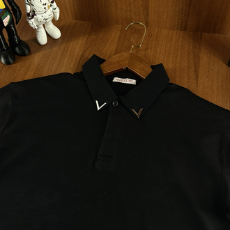 Valentino Premium Polo Yaka T-shirt (Demir Logo)