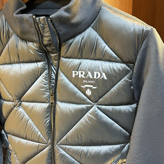 Prada Premium Çelik Örme Ceket (Antrasit)