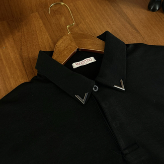 Valentino Premium Polo Yaka T-shirt (Demir Logo)