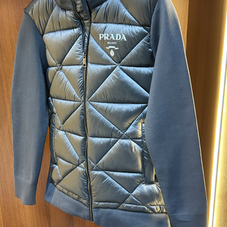 Prada Premium Çelik Örme Ceket (Antrasit)