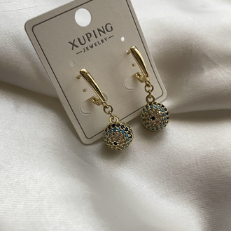 XUPİNG 14K NAZAR KÜPE 