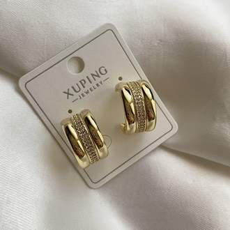 XUPİNG 14K HALKA KÜPE